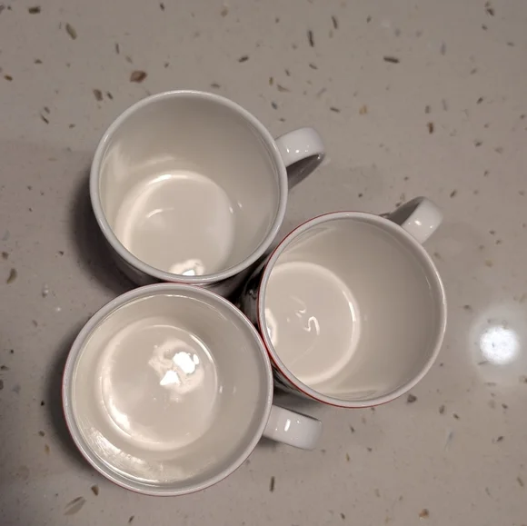 Kate Spade Mugs Set Of 3 Polka Dot And Eat Cake For Breakfast By Lenox - Picture 2 of 8